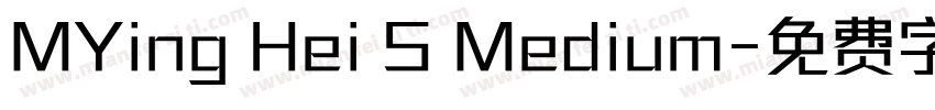 MYing Hei S Medium字体转换
